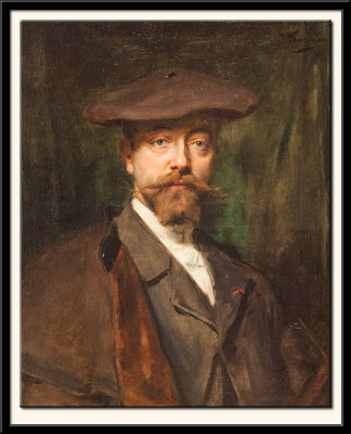 Portrait du peintre Emile Cagniart