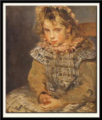 Étude pour le portrait de la petite Célestine Piquet