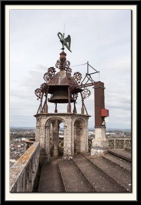 The top of the bell tower