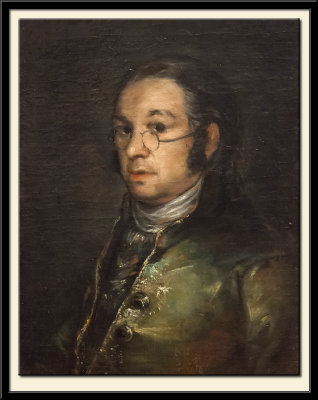 Autoportrait aux lunettes, 1800