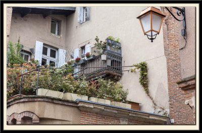 Balcony with Flowers