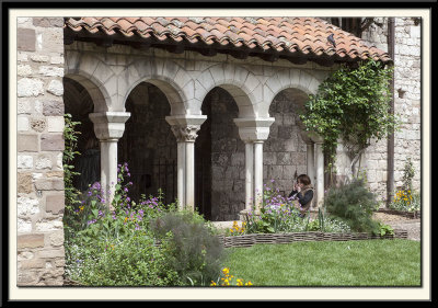 Mobile Phone in the Cloisters