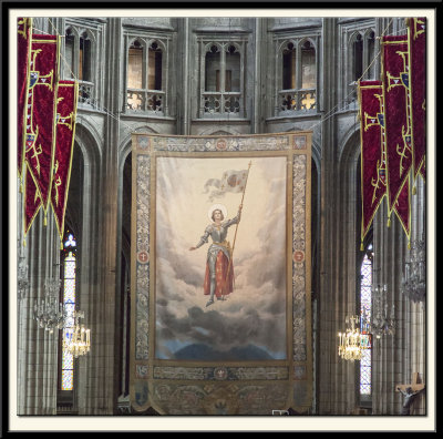 Jeanne d'Arc Altar Banner