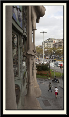Central Salon Window Stonework