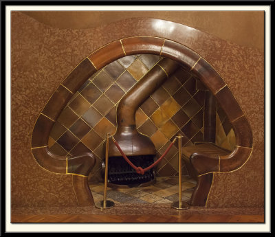 Fireplace with Seats
