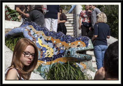 The Dragon Fountain (with a few people to show the scale?)