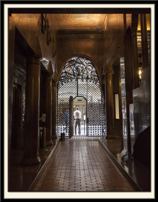 Entrance for those on foot or horseback.