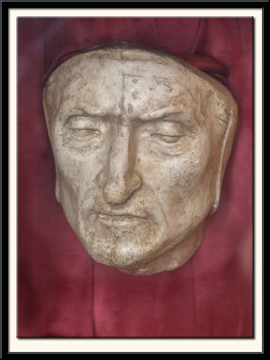 Plaster Cast of Dante's Death Mask or of a Sculpture of Him