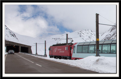 The Glacier Express going to Chur