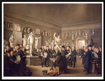 The Sculpture Gallery of the Felix Meritis Society, 1806-1809