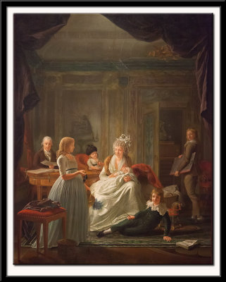 Aernout van Beeftingh, his Wife Jacoba Maria Boon and their Childeren, 1797