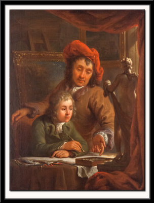 The Drawing Lesson, 1790-1809