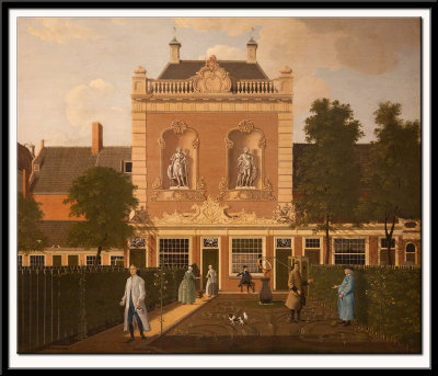 The Garden and Coach House of 524 Keizersgracht in Amsterdam, 1772