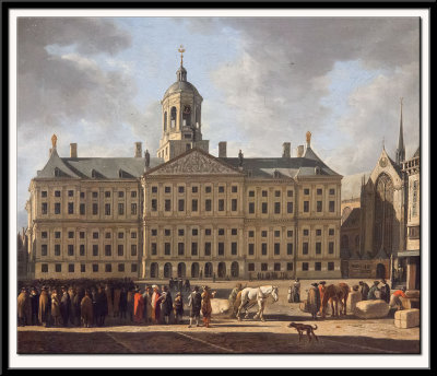The Town Hall on Dam Square, Amsterdam, 1672