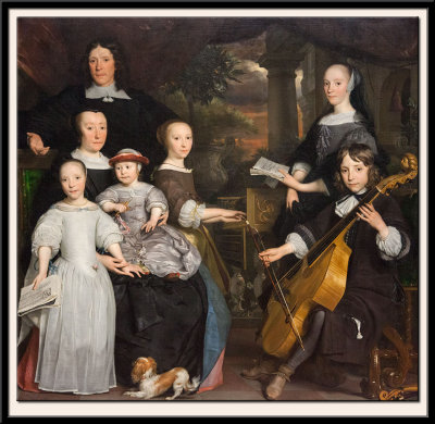 David Leeuw with his Family, 1671