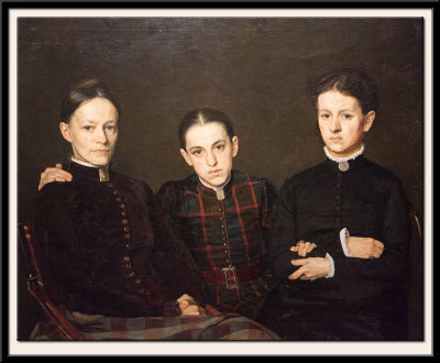 Portrait of Cornelia, Clara and Johanna Veth, 1885