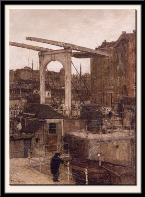 The Nieuwe Haarlemse Sluis on the Single, Known as Souvenir a'Amsterdam, 1871