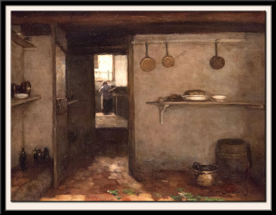 Cellar of the Artist's Home in the Hague, 1888