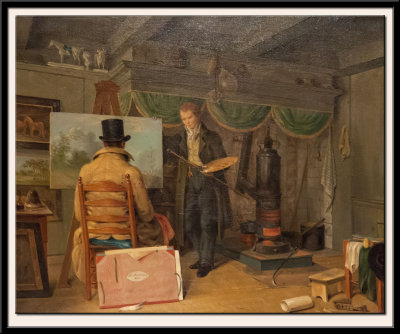 The Artist at his Studio, 1820