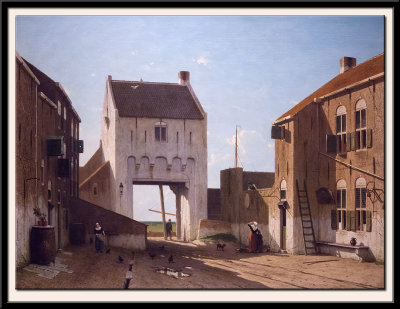 A Town Gate in Leerdam, c1868-70