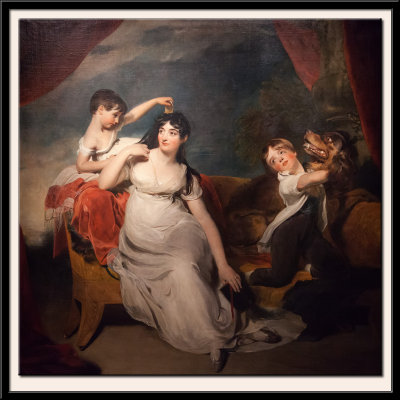 Maria Mathilda Bingham with Two of her Children, c1810-18