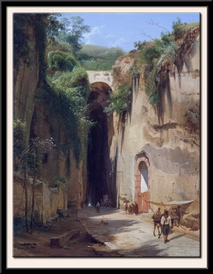 The Grotto of Posillipo at Naples, 1826