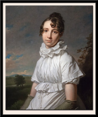 Portrait of Emma Jane Hodges, c1810