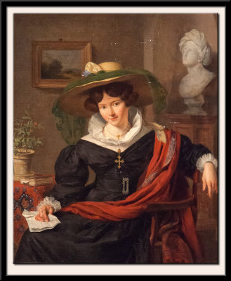 Carolina Frederica Kerst, Wife of Louis Royer, 1830