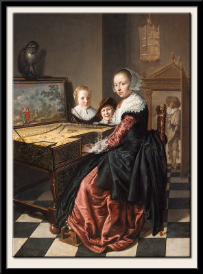 Woman at the Virginal, 1630-1640