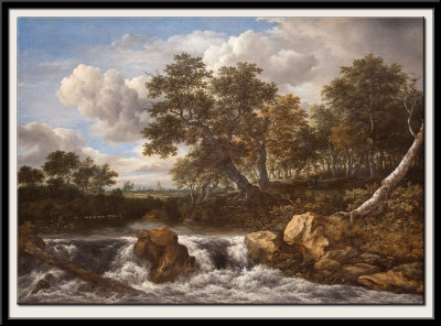 Landscape with Waterfall, 1668