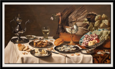 Still Life with a Turkey Pie, 1627