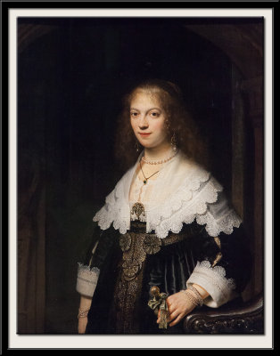 Portrait of a Woman, Possibly Maria Trip, 1639
