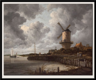The Windmill at Wijk bij Duurstede, c 1668-70