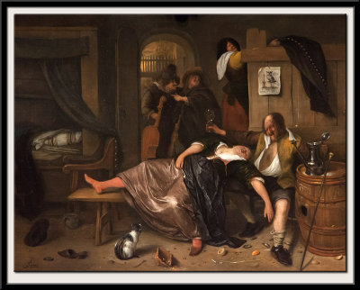 The Drunken Couple, c 1655-1665