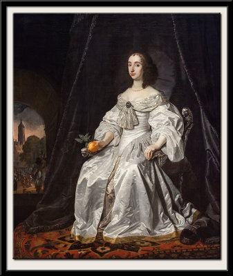 Mary Stuart, Princess of Orange, as Widow of William II, 1652