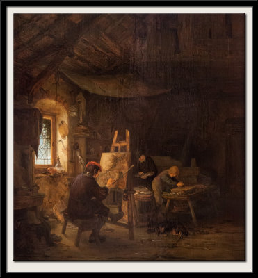 The Painter's Studio, c 1670-75