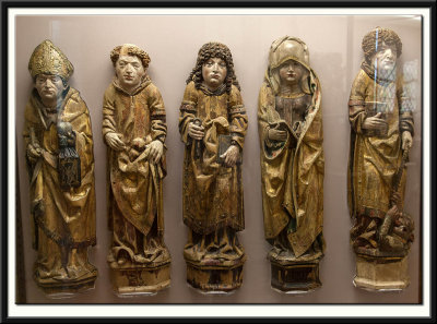 Saints Augustin, tienne, Laurent, Monique, Thodule de Sion (ou Cyriaque?)