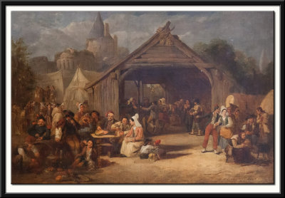 Fair at Fougeres, Brittany, 1842