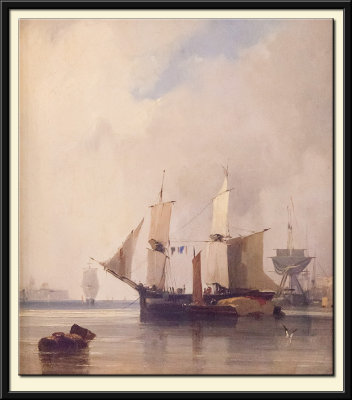 Ships at Anchor (about 1824)