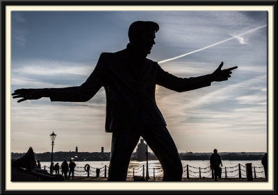 Billy Fury against the light