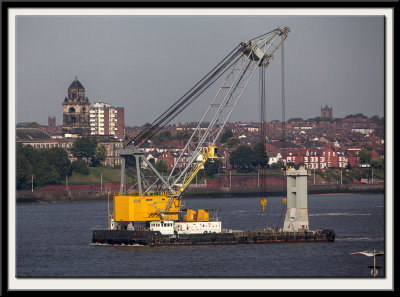 Lara 1, Floating Crane on the River Mersey