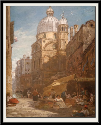 Venice: A Market Scene, 1855