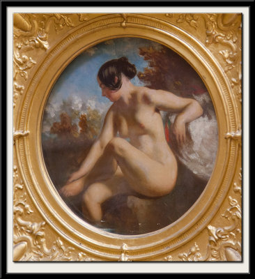 Bather facing left, 1840s
