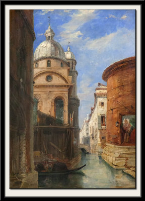 Venice, Canal Scene, 1840