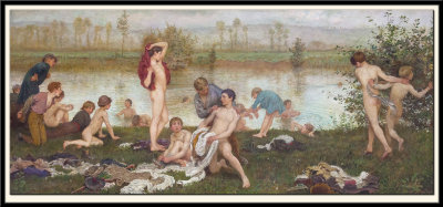 The Bathers, 1865-67