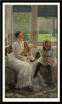 Catherine Smith Gill and Two of Her Children, 1877