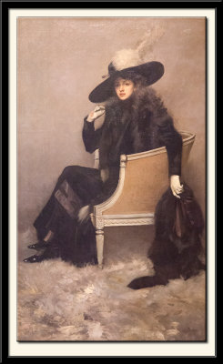 Lady in Black Furs, 1910-12