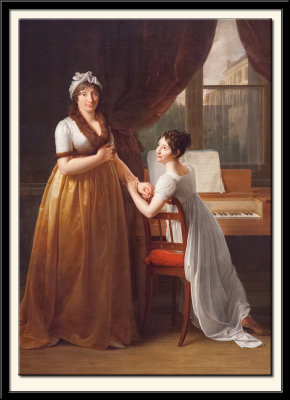 Comtesse de Morel-Vind and her daughter, 1799