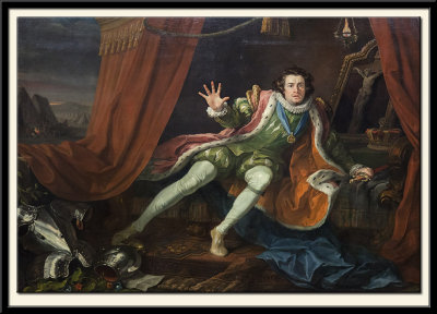 David Garrick as Richard III, about 1742-45