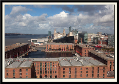 Albert Dock and the Mouth of the River Mersey